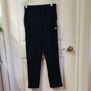 Champion Black Jogger Fleece Pants. Size Small.